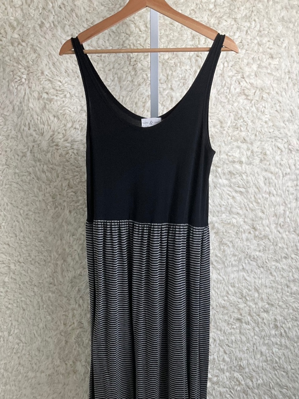 THYME & HONEY WOMEN'S COLORBLOCK MAXI DRESS~SIZE LARGE!